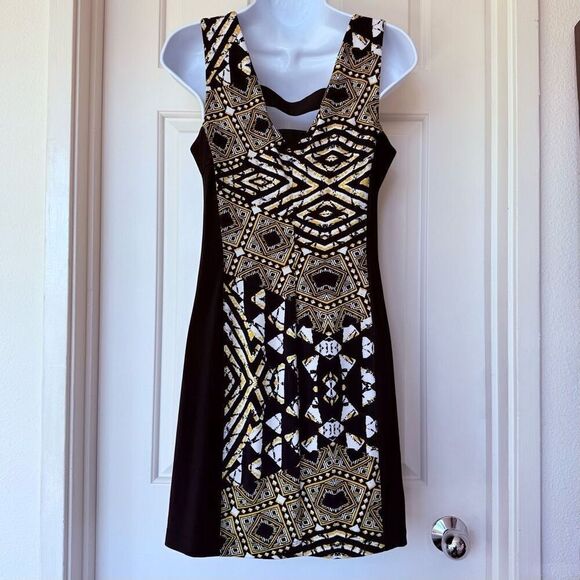 BCBGMAXAZRIA Golden Combo Tank Dress - Picture 2 of 10